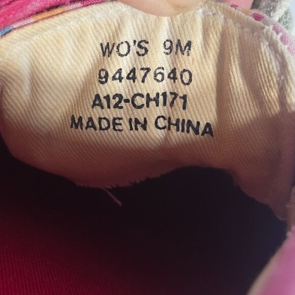 Sperry Top Sider Plaid Sequin Boat Shoes Women Size 9 Pink Pastel Coastal Preppy - Picture 10 of 10